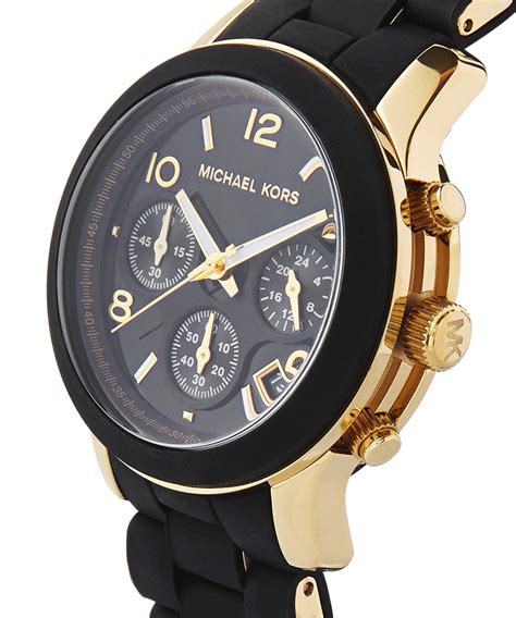 michael kors gold watch with black face|A Classy Accessory: Men’s Gold.